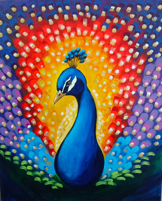 Vibrant Peacock